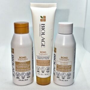 Biolage Bond Therapy 3PC Shampoo + Conditioner + Intensive Treatment Travel Size